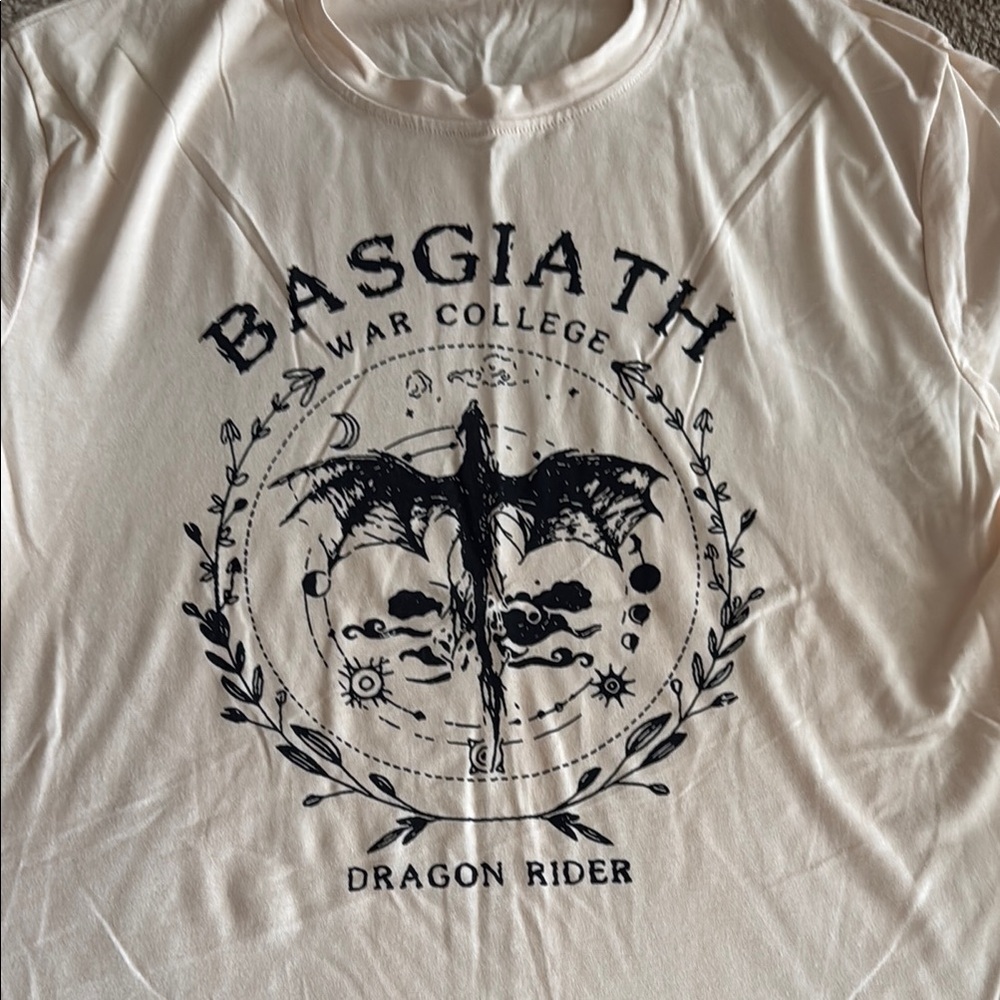 Graphic Tee with Dragon Design